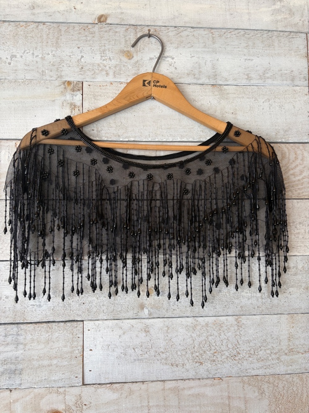 1920s Gatsby style sequin beaded evening capelet Shoulder cover / overlay - Picture 1 of 8